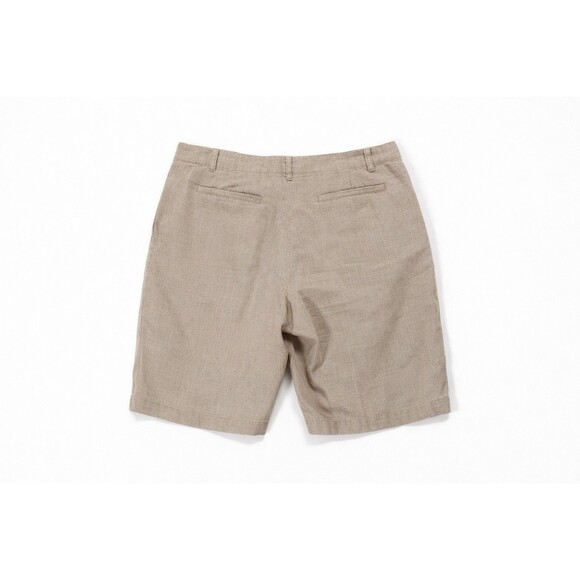 Linen Bermuda Shorts Bundle Womens 8 Summer Vacation Resort Charter Club Brown - Picture 5 of 7